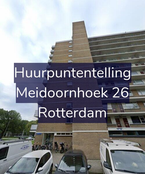 Foto gevel Huurpuntentelling voor Meidoornhoek 26, Rotterdam