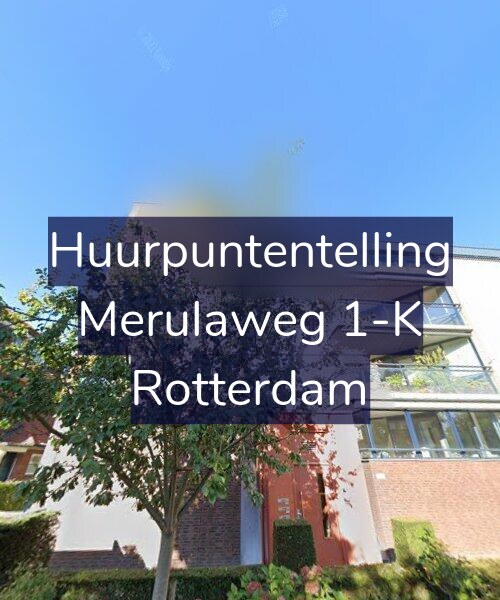 Foto gevel Huurpuntentelling voor Merulaweg 1-K, Rotterdam
