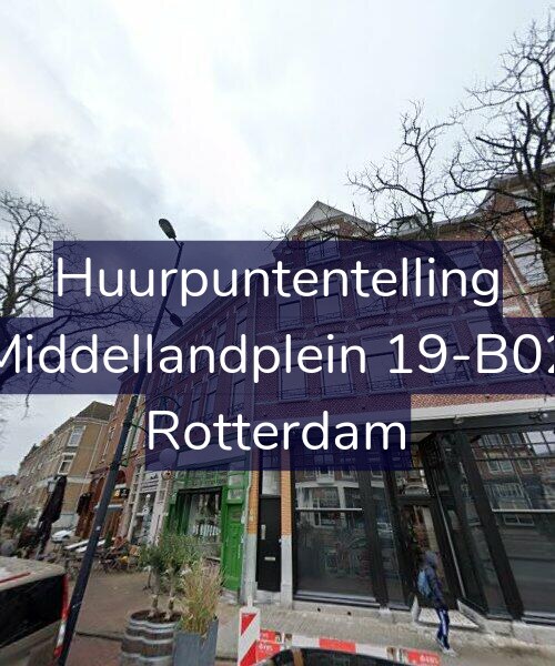 Foto gevel Huurpuntentelling voor Middellandplein 19-B02, Rotterdam