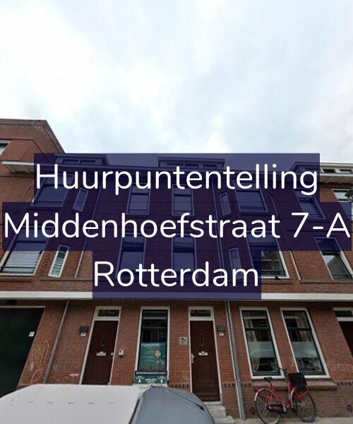 Foto gevel Huurpuntentelling voor Middenhoefstraat 7-A, Rotterdam
