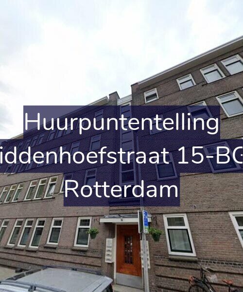 Foto gevel Huurpuntentelling voor Middenhoefstraat 15-BGR, Rotterdam