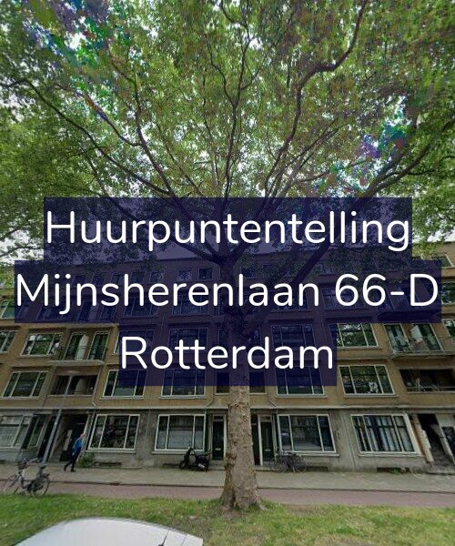 Foto gevel Huurpuntentelling voor Mijnsherenlaan 66-D, Rotterdam