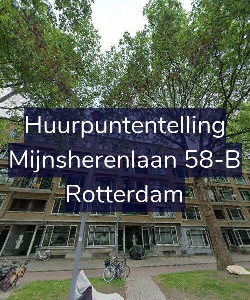 Foto gevel Huurpuntentelling voor Mijnsherenlaan 58-B, Rotterdam