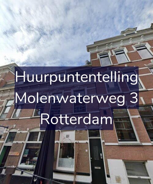Foto gevel Huurpuntentelling voor Molenwaterweg 3, Rotterdam