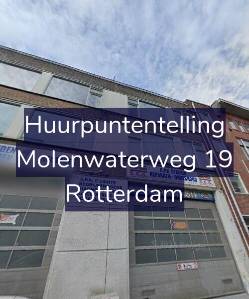 Foto gevel Huurpuntentelling voor Molenwaterweg 19, Rotterdam