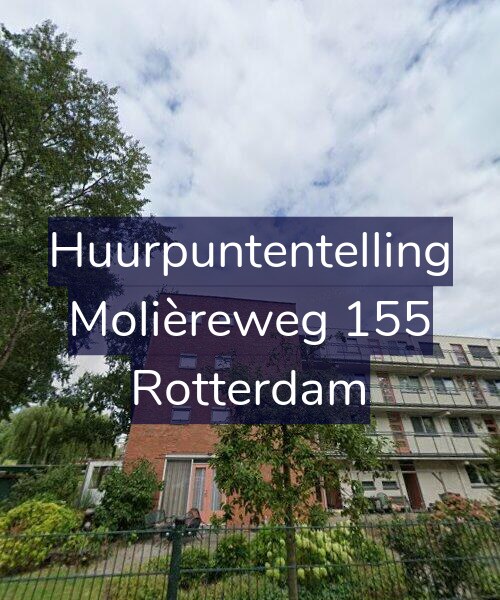 Foto gevel Huurpuntentelling voor Molièreweg 155, Rotterdam
