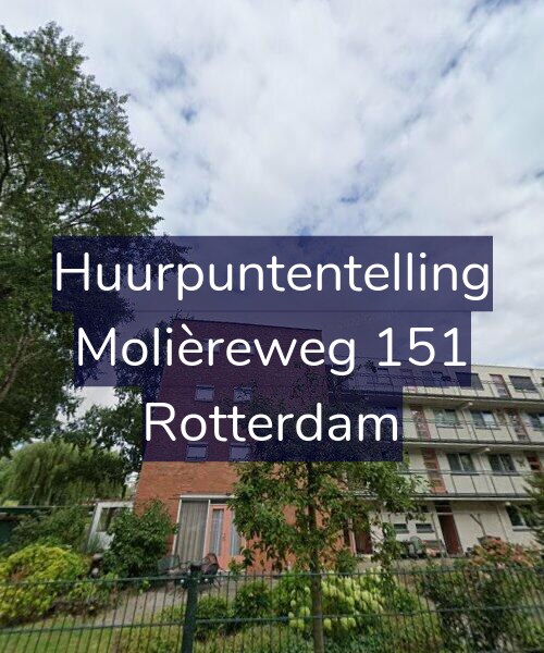 Foto gevel Huurpuntentelling voor Molièreweg 151, Rotterdam