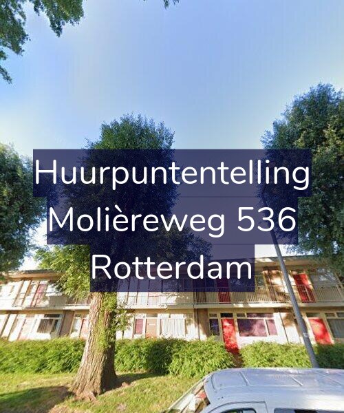 Foto gevel Huurpuntentelling voor Molièreweg 536, Rotterdam