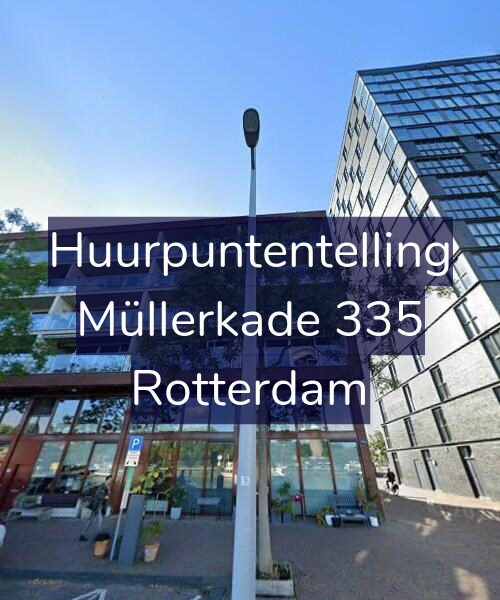 Foto gevel Huurpuntentelling voor Müllerkade 335, Rotterdam