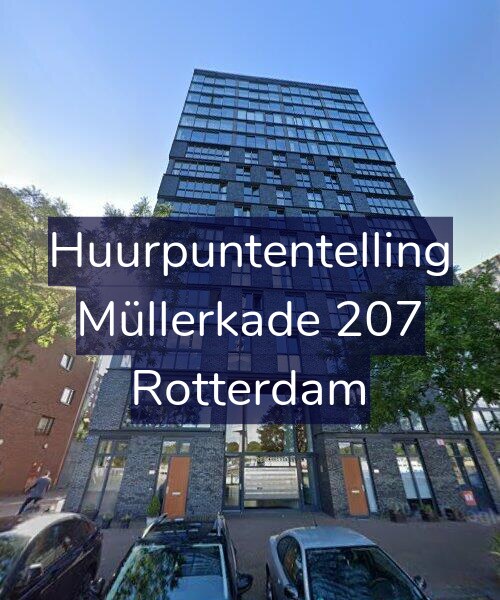 Foto gevel Huurpuntentelling voor Müllerkade 207, Rotterdam