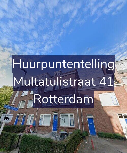Foto gevel Huurpuntentelling voor Multatulistraat 41, Rotterdam