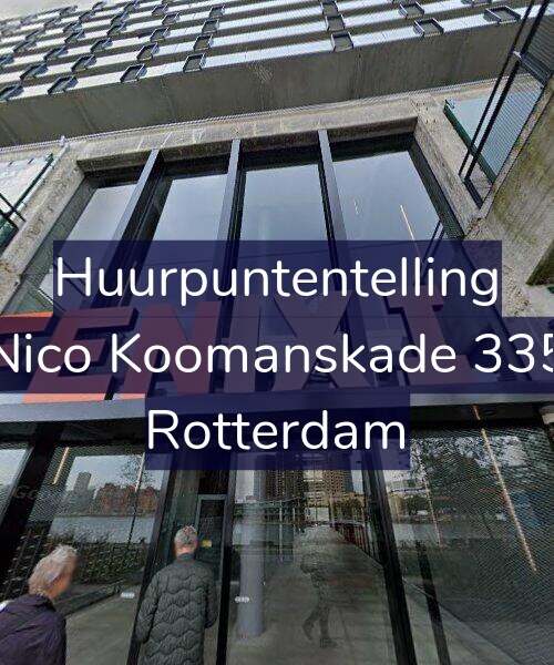 Foto gevel Huurpuntentelling voor Nico Koomanskade 335, Rotterdam