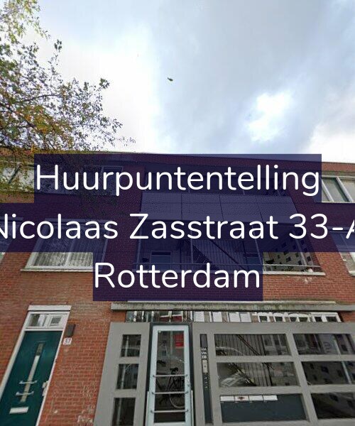 Foto gevel Huurpuntentelling voor Nicolaas Zasstraat 33-A, Rotterdam