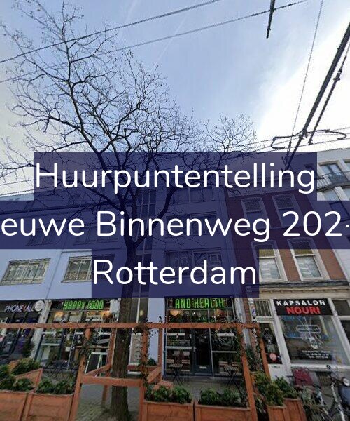Foto gevel Huurpuntentelling voor Nieuwe Binnenweg 202-G, Rotterdam