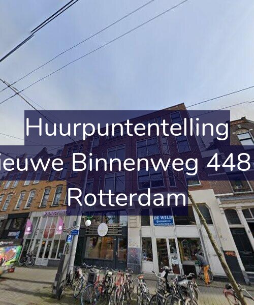 Foto gevel Huurpuntentelling voor Nieuwe Binnenweg 448-E, Rotterdam