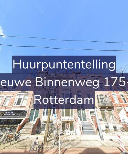 Foto gevel Huurpuntentelling voor Nieuwe Binnenweg 175-C, Rotterdam