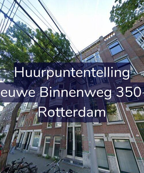 Foto gevel Huurpuntentelling voor Nieuwe Binnenweg 350-B, Rotterdam