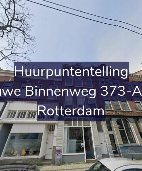 Foto gevel Huurpuntentelling voor Nieuwe Binnenweg 373-A01A, Rotterdam