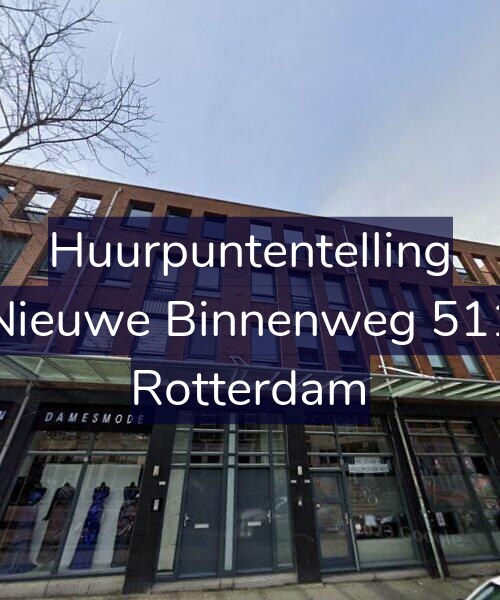 Foto gevel Huurpuntentelling voor Nieuwe Binnenweg 511, Rotterdam