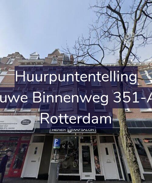 Foto gevel Huurpuntentelling voor Nieuwe Binnenweg 351-A01, Rotterdam