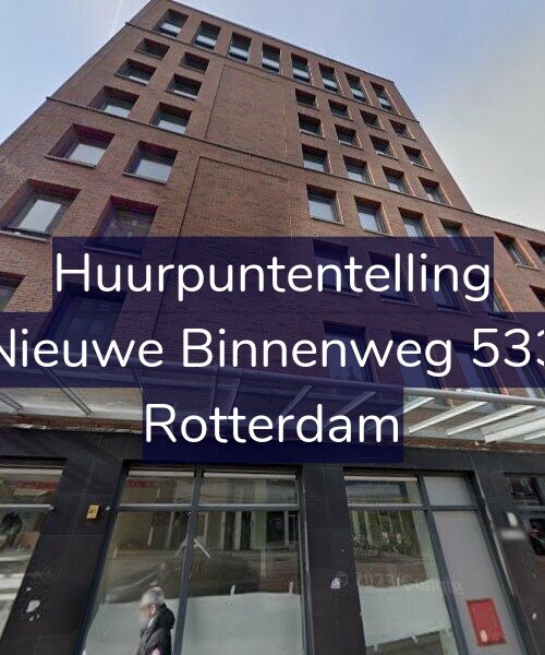 Foto gevel Huurpuntentelling voor Nieuwe Binnenweg 533, Rotterdam