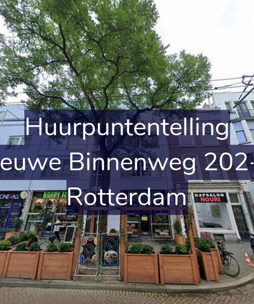 Foto gevel Huurpuntentelling voor Nieuwe Binnenweg 202-H, Rotterdam