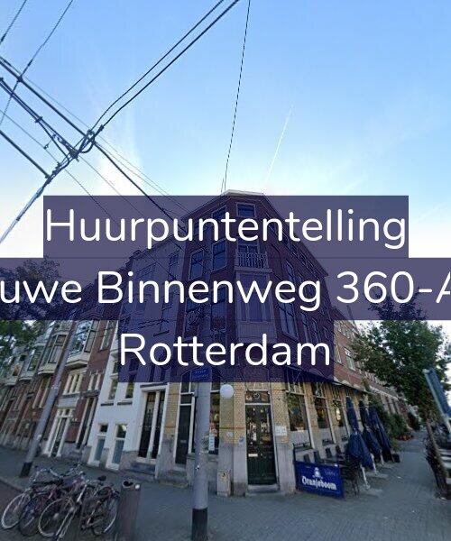 Foto gevel Huurpuntentelling voor Nieuwe Binnenweg 360-A02, Rotterdam