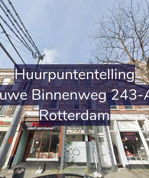 Foto gevel Huurpuntentelling voor Nieuwe Binnenweg 243-A02, Rotterdam