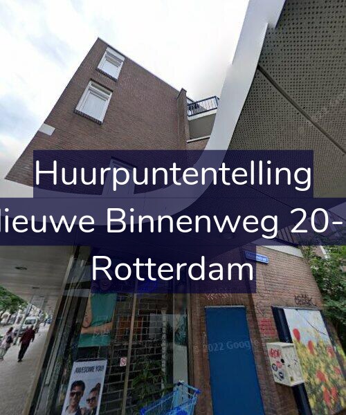 Foto gevel Huurpuntentelling voor Nieuwe Binnenweg 20-B, Rotterdam