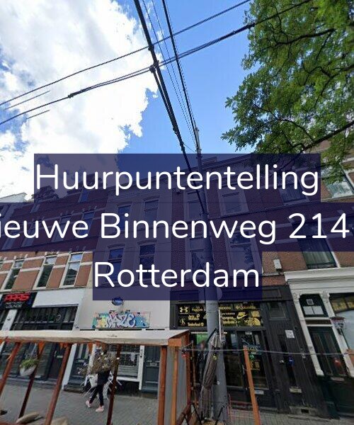 Foto gevel Huurpuntentelling voor Nieuwe Binnenweg 214-E, Rotterdam