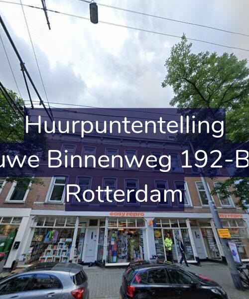 Foto gevel Huurpuntentelling voor Nieuwe Binnenweg 192-B01L, Rotterdam