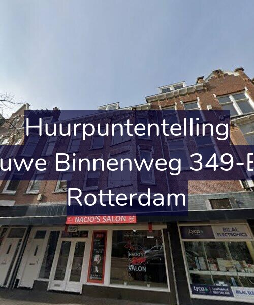 Foto gevel Huurpuntentelling voor Nieuwe Binnenweg 349-B02, Rotterdam