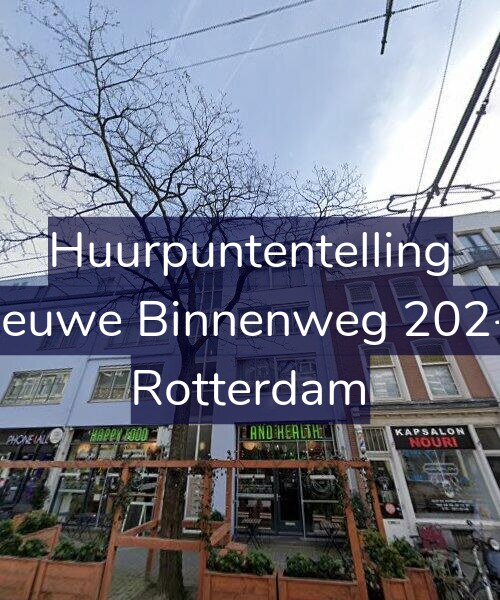 Foto gevel Huurpuntentelling voor Nieuwe Binnenweg 202-B, Rotterdam
