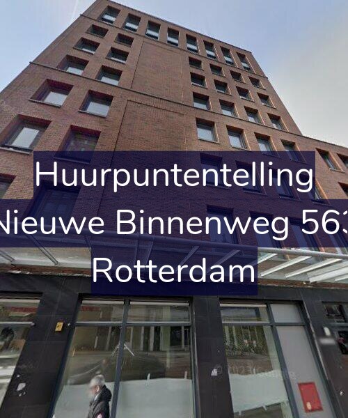 Foto gevel Huurpuntentelling voor Nieuwe Binnenweg 563, Rotterdam