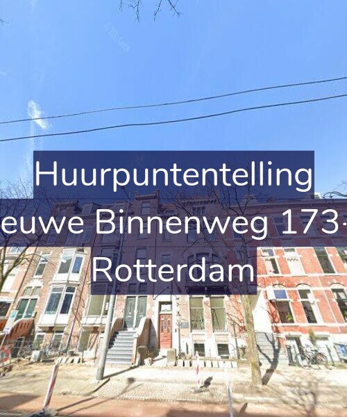 Foto gevel Huurpuntentelling voor Nieuwe Binnenweg 173-D, Rotterdam