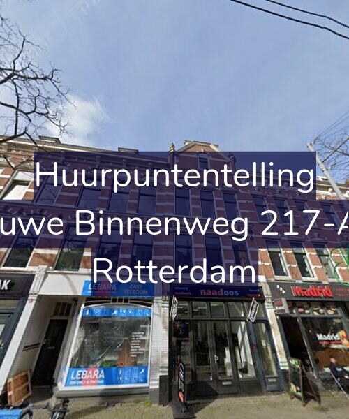 Foto gevel Huurpuntentelling voor Nieuwe Binnenweg 217-A01, Rotterdam
