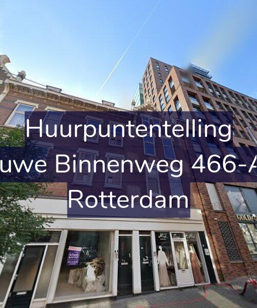 Foto gevel Huurpuntentelling voor Nieuwe Binnenweg 466-A01, Rotterdam