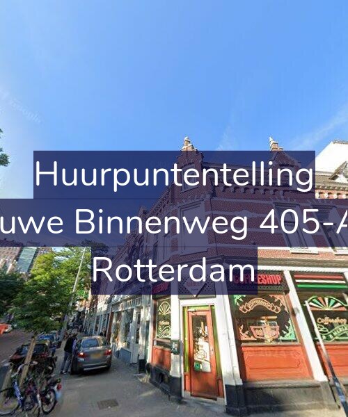 Foto gevel Huurpuntentelling voor Nieuwe Binnenweg 405-A02, Rotterdam