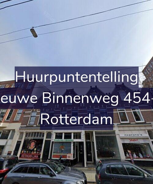 Foto gevel Huurpuntentelling voor Nieuwe Binnenweg 454-C, Rotterdam