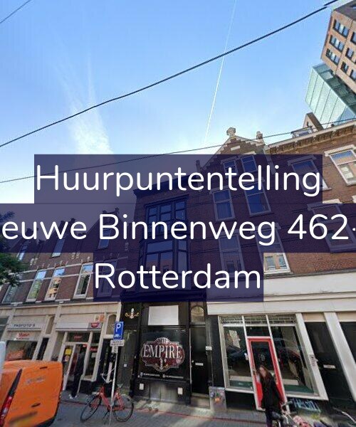Foto gevel Huurpuntentelling voor Nieuwe Binnenweg 462-B, Rotterdam