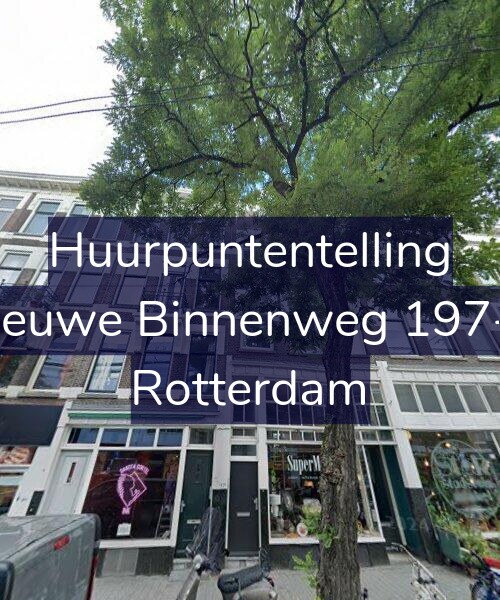 Foto gevel Huurpuntentelling voor Nieuwe Binnenweg 197-B, Rotterdam