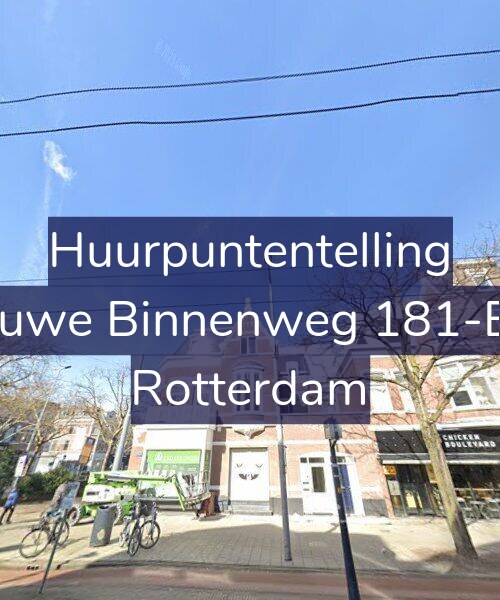 Foto gevel Huurpuntentelling voor Nieuwe Binnenweg 181-B01, Rotterdam