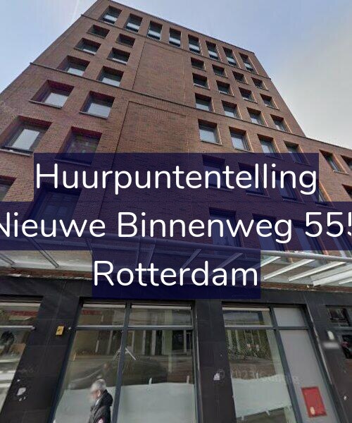 Foto gevel Huurpuntentelling voor Nieuwe Binnenweg 555, Rotterdam