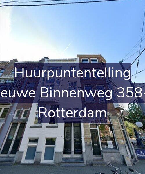 Foto gevel Huurpuntentelling voor Nieuwe Binnenweg 358-B, Rotterdam