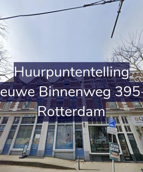 Foto gevel Huurpuntentelling voor Nieuwe Binnenweg 395-A, Rotterdam