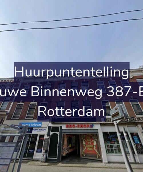 Foto gevel Huurpuntentelling voor Nieuwe Binnenweg 387-B02, Rotterdam