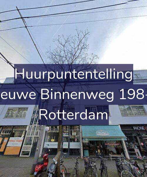 Foto gevel Huurpuntentelling voor Nieuwe Binnenweg 198-B, Rotterdam