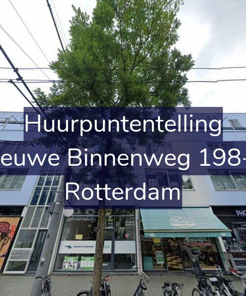Foto gevel Huurpuntentelling voor Nieuwe Binnenweg 198-D, Rotterdam