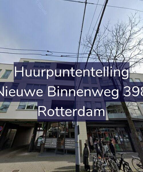 Foto gevel Huurpuntentelling voor Nieuwe Binnenweg 398, Rotterdam