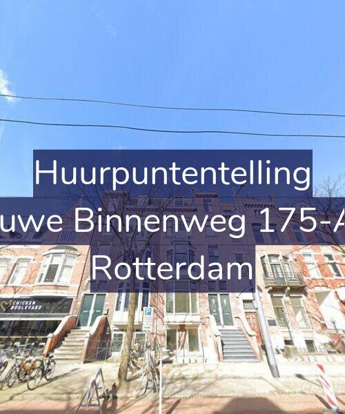 Foto gevel Huurpuntentelling voor Nieuwe Binnenweg 175-A01, Rotterdam
